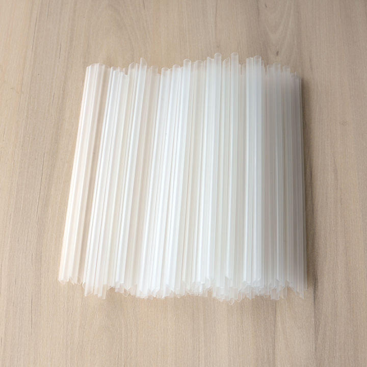 【HOT】 100Pcs Plastic Straw Disposable 15CM Short Transparent Pointed Accessories Commercial DIY Hard Bulk Thin Straw Commodity Kitchen