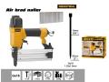 Ingco Air Brad Nailer GA18 - F15-F50 with 1000 Straight Nails. 