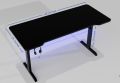 Black Gaming Table -  Pc Gaming Table - Laptop Gaming Table - RGB Led Lights on Table - Study Table - Headphones Holder - (Customised). 