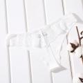 Lace Women's Thongs Ice Silk T-Back Girl's Panties Solid Underwear Skin-Friendly Intimates High Elastic Briefs. 