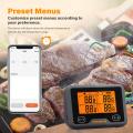 Inkbird Wi-Fi & Bluetooth Grill Meat Thermometer IBBQ-4BW with 4 Colored Probes, Timer, High/Low Temp Alarm, WiFi Meat Wireless Barbecue Smòker Thermometer for Oven, Kitchen, Drum, Android & iOS. 