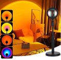 Transform Your Room: Remote Sunset Lamp (16 Colors Changing, Night Light, USB Rechargeable). 