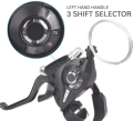 Bike Derailleurs 3x7 21 Speed Switch MTB Bicycle Shifter Levers Brake with Shift Cable Cycling Disc Handle for Bike Trekking. 