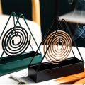 Iron Mosquito Coil Stand: Anti-Scald, Retro Design, Aromatherapy Burne. 