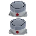 2X Basement Water Leak Detector Alarm, Flood Sensor for Water Leakage Detection, 110DB, Wireless. 