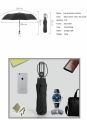 Auto Open Close Umbrella, Lightweight Folding Windproof Umbrella One Handed Operation, Fits in Luggage and Handbag. 