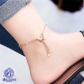 Butterfly Anklet Payal for Girls and women Simple Rose Golden Foot Bracelet Pazaib. 