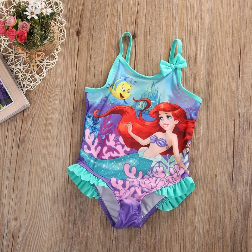 Kids Toddlers Girls Mermaid Costume Little Mermaid Bikini Swimwear Swimsuit 1 5Y Daraz.pk