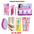Body Hair Removal Makeup Deals Pack Of 5 Products. 