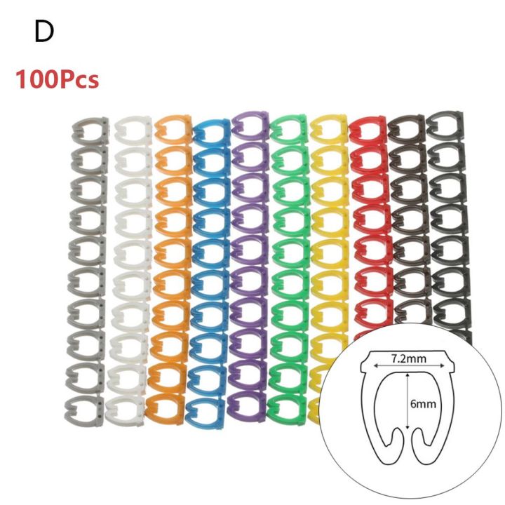 【BestGO】100/150Pcs Colourful Wire Waterproof Marker Tool Number Tag Network Cable Labels Fiber Organizers Tag Box Identification Sign