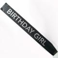 Birthday Girl Letter Printed Sash Shoulder Strap Belt Party Decorative Favors. 