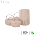 Hotpot | Insulated Hotpot Food Warmer - 4 pcs hotpot gift set - 4 Pcs GIFT PACK Brighton 3 Hot Pot Set +1 piece Water Cooler 9 Litre in Gift Packing - storage hot pot - stainless steel inner bowl - food warmer hot pot with glass lid - BPA Free Hot pot. 