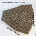 Korean Elastic Knitted Headbands Cap Wide Brim Handmade Hair Bands Sports Hair Accessories Bundled Hair Warm Headwrap Face Wash. 