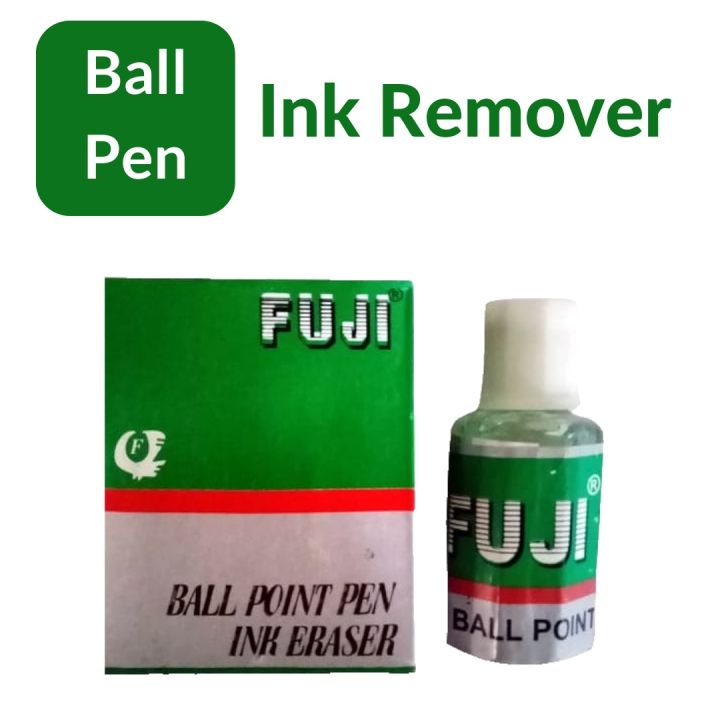 Fuji Ballpoint Pen Ink Remover 20ml Correction Fluid for Removing Ball Pen Ink | Easy & Quick Ink Removal for Paper