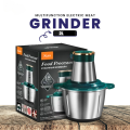 Multifunctional Electric Chopper Machine 3L / 2L Stainless Steel 1000W 3 Speed Control with 4 Blades Food Processor, Meat Grinder, Qeema Machine, Hand Chopper, Blender Machine, Vegetable Cutter, Mixer for Kitchen Accessories. 