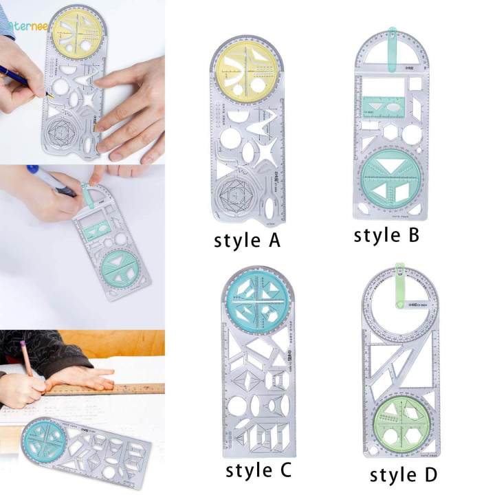 Multifunctional%20Geometric%20Ruler%20Drawing%20Rulers%20for%20Office%20Multiple%20Shapes%20Measuring%20Template%20Measuring%20Stencil%20Drawing%20Template%20for%20Painting%20-%20Image%203