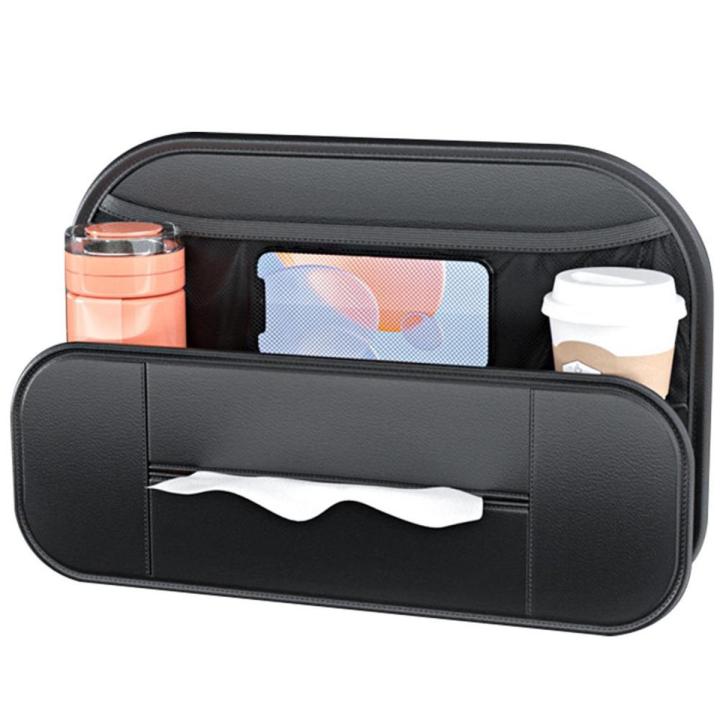 Car Storage Pocket | Car Organizer Backseat | Behind Seat Car Organizer With Paper Towel Outlet Design For Water Bottle Phone