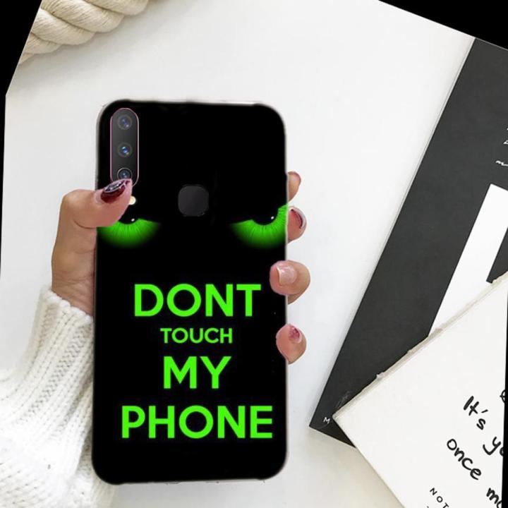 Vivo Y15 Back Cover Case Dont Touch Cover