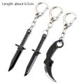 1PC Knife Key Chains for Male Female Karambit Key Chain CS GO M9 Key Holder Keyring Porte Clef Csgo Butterfly Keychain. 