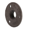4pcs 1/2 Inch Black Cast Iron Pipe Fittings Floor Flange BSP Threaded. 