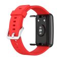For Huawei Watch Fit TIA-B09 Silicone Watch Band(orange). 