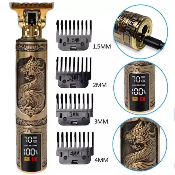 Branded T9 Vintage Beard Trimmer Professional Hair Cut Shaving Machine ...