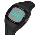 Step Counting Function Sports Electronic Watch, Multifunctional Alarm Luminous Outdoor Sports Watch. 