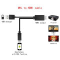 Baoer 5 Pin & 11 Pin Micro USB HDMI 1080P HD TV Cable Adapter for Android Phone. 