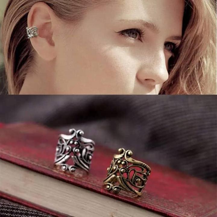 Antique%20Ear%20Cuff%20For%20Girls%20&%20Womens%20Fashion%201%20Pc%20Silver%20-%20Image%203