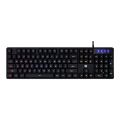 HP K300 Backlit Membrane Wired Gaming Keyboard with Mixed Color Lighting, 4 LED Indicators, Matte Finish Double Injection Key Caps and Windows Lock Key. 