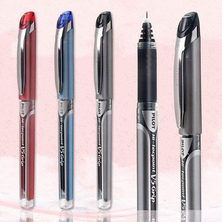 Pilot Hi-Tec point V5 Grip: Liquid Ink Rollerball Pen - Fine Tip (1 Pcs)