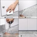 SEALING STRIP 1M White Self Adhesive Foam Tape Door Sealing Strip Noise Insulation Anti-Collision Window Gap Draught Excluder Hardware. 