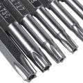7Pcs Star Bit Screwdriver Drill Bits Screw Driver Magnetic 1/4Inch Hex Shank Hand Tools Five-Pointed Star Bore Hole. 
