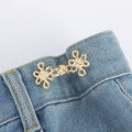1Pair Chinese Knot Tightener Adjustable Waist Buckle For Jeans No Sewing Required Button Removable Pants Skirts Waist Button Maoxiu. 
