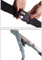 Folding Telescopic Stair Chair, Emergency Rescue Elevator Ambulance Firefighter Evacuation Medical Lift Stair Chair with Quick Release Buckles. 