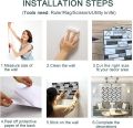 3D Stone Peel And Stick Wall Tiles, Faux Stone Wall Panels, Farmhouse Stone Wall Decors, Heat Water-Resistant, Covers. 