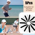 5pcs Invisible Self-Adhesive Hat Size Reducer Strip Stickers Cap Inner Anti-dirty Sweat Absorbing Pads Hats Adjust Size Accessories. 