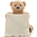Stuff toy Peek-A-Boo teddy bear  peekaboo toy Hide and Seek Peek-A-Boo teddybear  Talking Teddy Bear  Peek-A-Boo Baby Toy  Plush Peek-A-Boo Bear  babytoy for kids. 