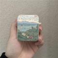 INS Korean Anime Sunset Scenery Print Earphone Case For Airpods 1 2 3 Pro Wireless Headphone Cover For Air Pods Pro2 Accessories. 