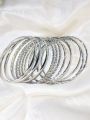 Gold & Silver-Plated Bangle Set of 12 Mix Designs – Stylish, Elegant & Perfect for Any Occasion. 