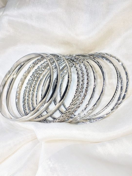 Gold%20&%20Silver-Plated%20Bangle%20Set%20of%2012%20Mix%20Designs%20%E2%80%93%20Stylish,%20Elegant%20&%20Perfect%20for%20Any%20Occasion%20-%20Image%208