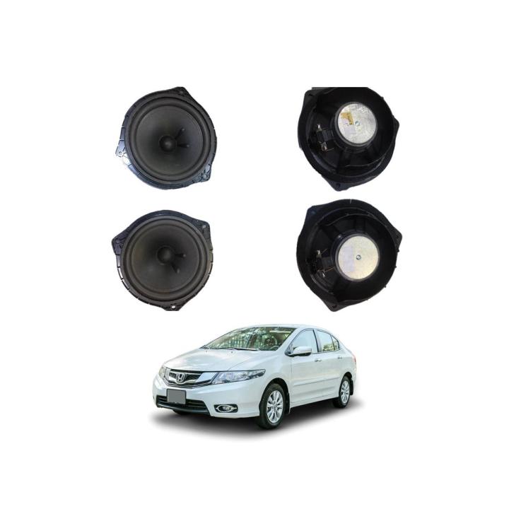 Honda City  door speakers  Heavy Super sound quality- Pack of 2