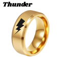 Thunder Rings For Men and Women Lightning Strike Stainless Steel Ring Light Fashion Unique Rings Lovers Ring Wholesale Rates. 