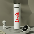 BARBIE Name Water Bottle for girls with LED Temperature Display/Stainless Steel Smart 500ml Water Bottle/Double Wall Vacuum Insulated Leak Proof/Stay Hot Cold /Travel Modern Mug with Vacuum Thermos Flask. 