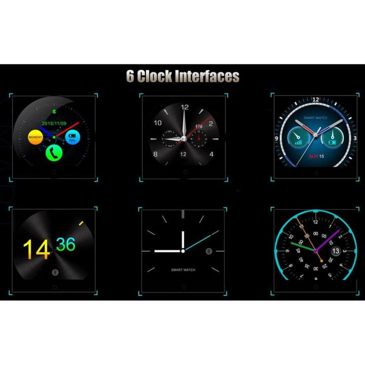 K88H 1.22 Inch IPS Round Screen Smart Bluetooth Heart Rate Monitor Pedometer Men Watch