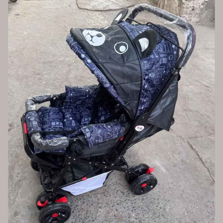 8%20Big%20Tyres%20Alloy%20Foldable%20Baby%20Stroller%20Pram%20-%20Image%204