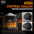 360 Wavy Frizz Control Gel Strong Hold Nourishing Scalp Wave Cream Natural Anti-Hair Loss Clay Hair Pomade for African Black Men. 