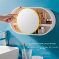 Day2day Mall Wall Mounted Makeup Storage Organizer with Mirror. 