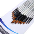 Artist Filbert Brushes Set For Painting, Pack of 12. 
