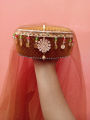 Ertugrul Style Ghazi Haleema Sultana Girl Cap With Hijab Dupatta Qai Qabila in Multi Color. 
